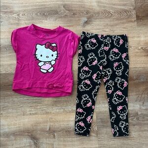 Hello Kitty Pink and Black Kids Set